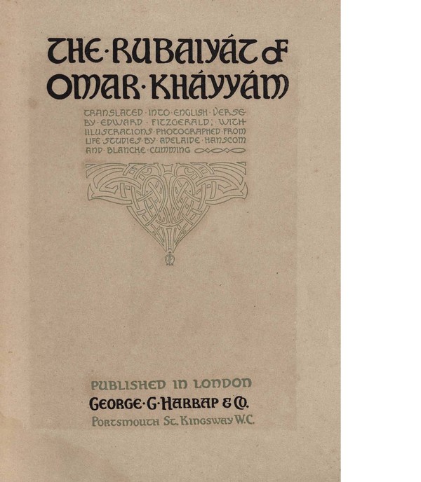 Rabaiyat of omar Khayyam