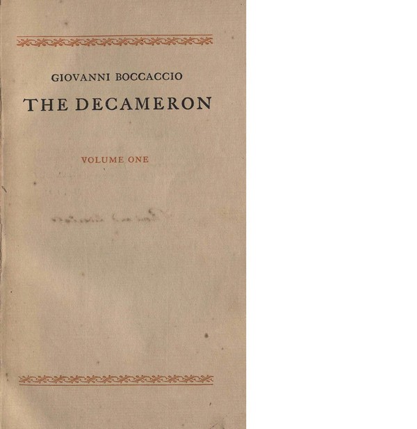 Decameron: translated by John Payne-I