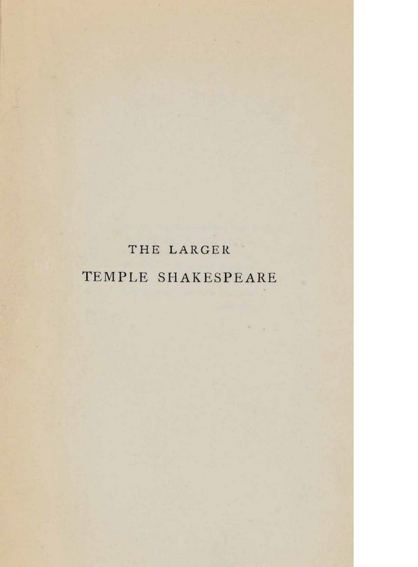 The Works of Shakespeare. Vol. 4: Twelfth night a winter’s tale cymbeline