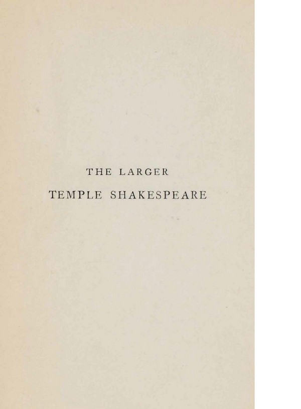 The Works of Shakespeare. Vol. 5: King John Richarda II Henry IV Part I