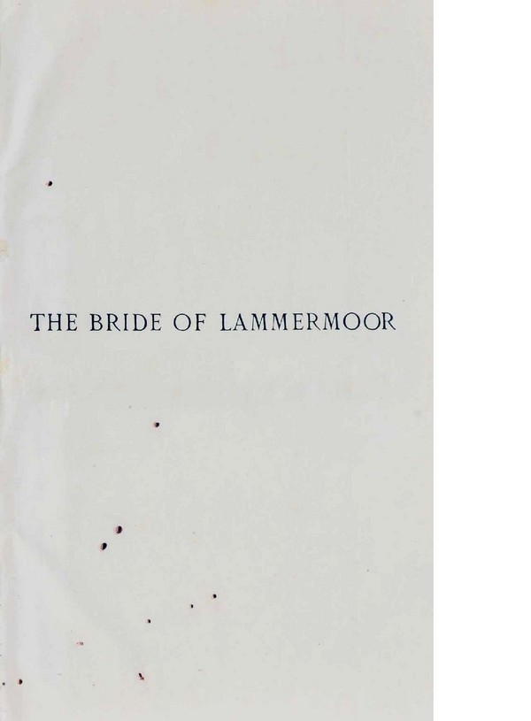 The Bride of Lammermoor