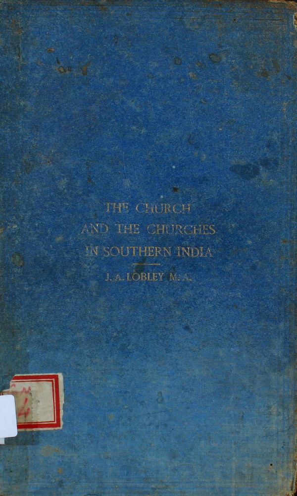 The Church and the Churches in Southern India #