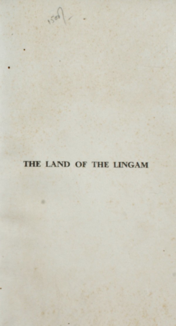 The Land of the Lingam #