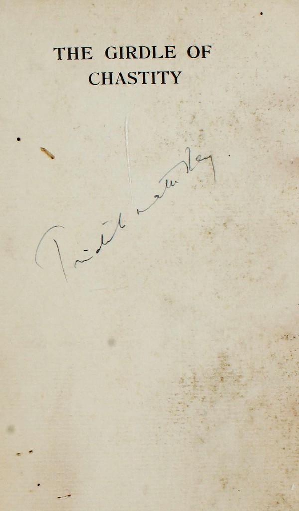 The Gridle of Chastity : A Medico-Historical Study #