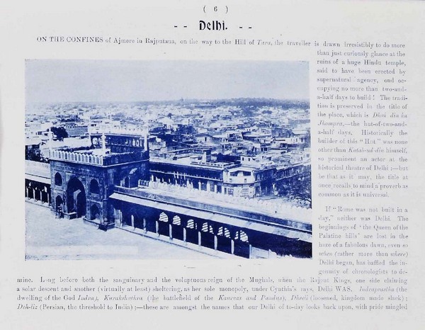 The Environs of Delhi : Distance as given from Delhi
