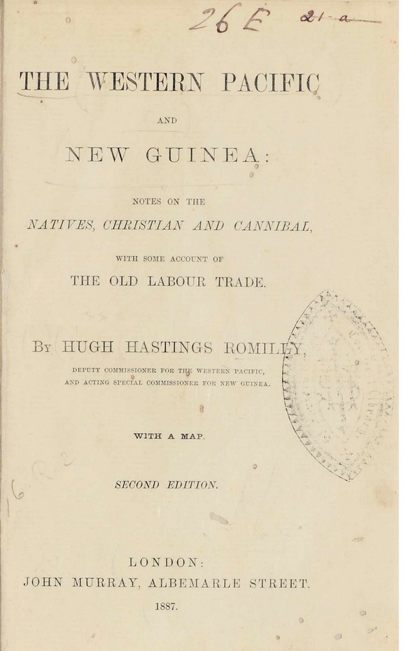 The Western Pacific and New Guinea