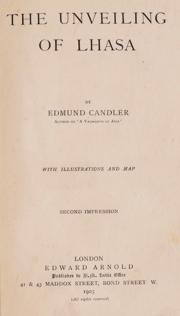 The Unveiling of Lhasa