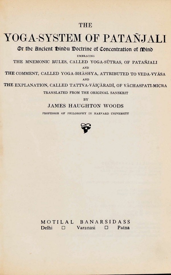 The Yoga-System of Patanjali